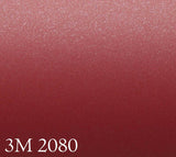 3M 2080 M203 Pellicola Car Wrapping Rosso Opaco Metallizzato Riposizionabile