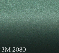 3M 2080 M206 Pellicola Car Wrapping Verde Pino Opaco Metallizzato Riposizionabil