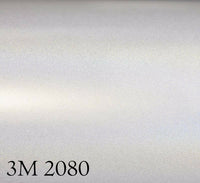 3M 2080 SP280 Pellicola Car Wrapping Bianco Perla Fantasma Raso Flip Riposiz