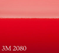3M 2080 G13 Pellicola Car Wrapping Rosso Lucido con protezione trasparente